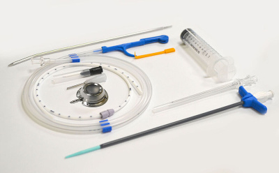 Система для венозно-артериального доступа c портом эллипсовидным PORT TI (титановым) с катетером 8 F и набором для установки купить оптом в Екатеринбурге