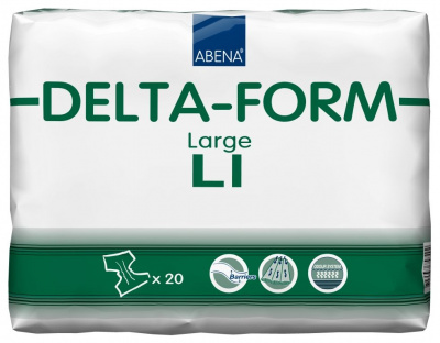 Delta-Form Подгузники для взрослых L1 купить оптом в Екатеринбурге

